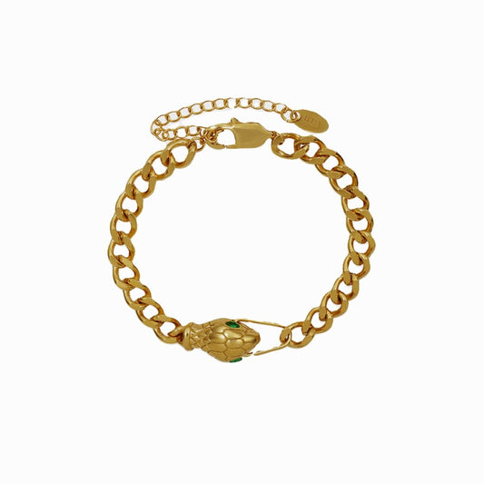 Bracelet Serpent 18K Gold-Plated in 18K gold-plated – Meiva bracelet