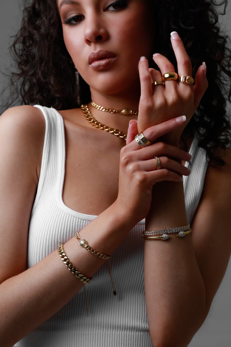 Bracelet Serpent 18K Gold-Plated in 18K gold-plated – Meiva bracelet view 3