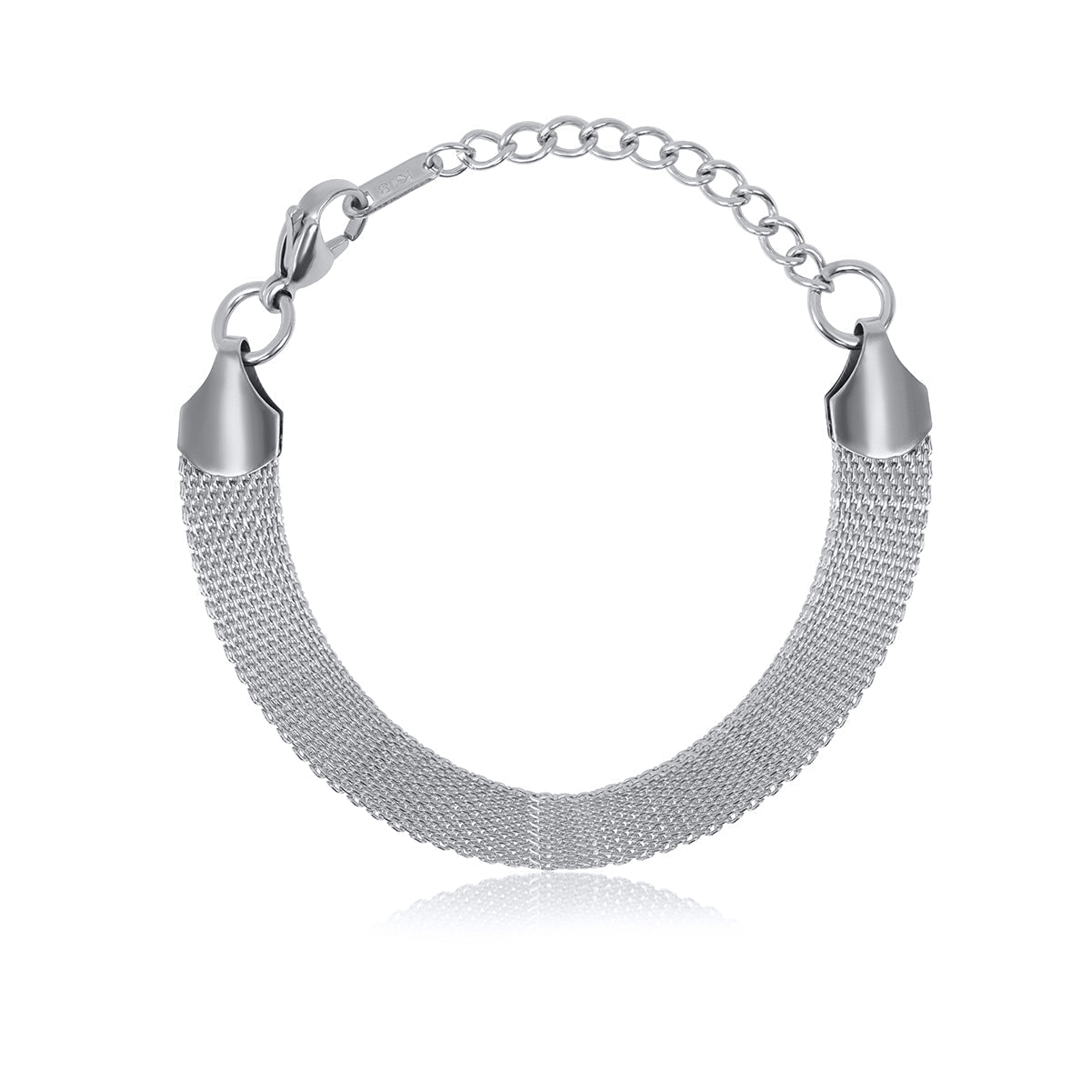 Bracelet Smooth Woven Silver – Meiva bracelet