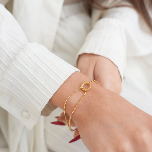 Bracelet Une 18K Gold-Plated in 18K gold-plated – Meiva bracelet view 2