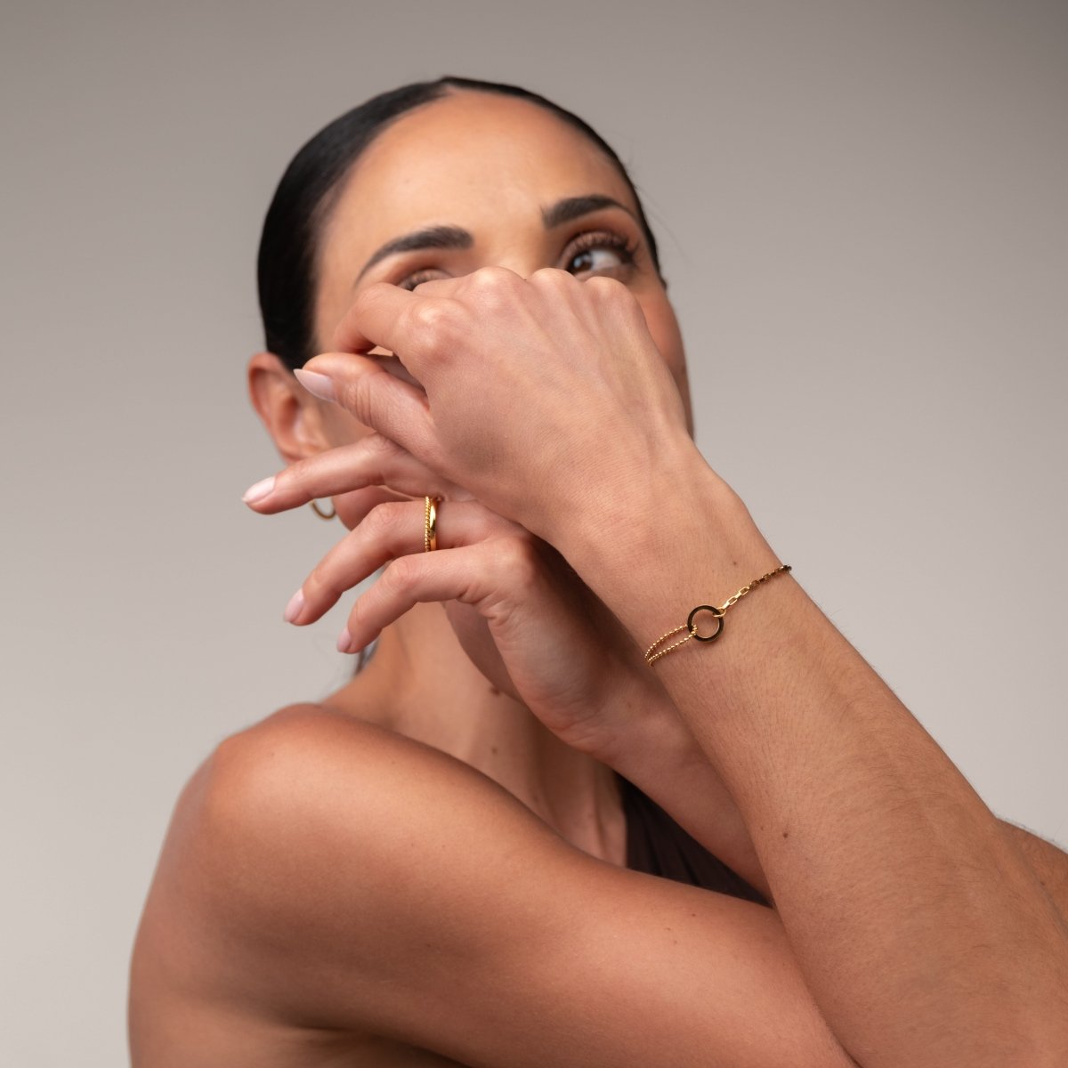 Bracelet Une 18K Gold-Plated in 18K gold-plated – Meiva bracelet view 3