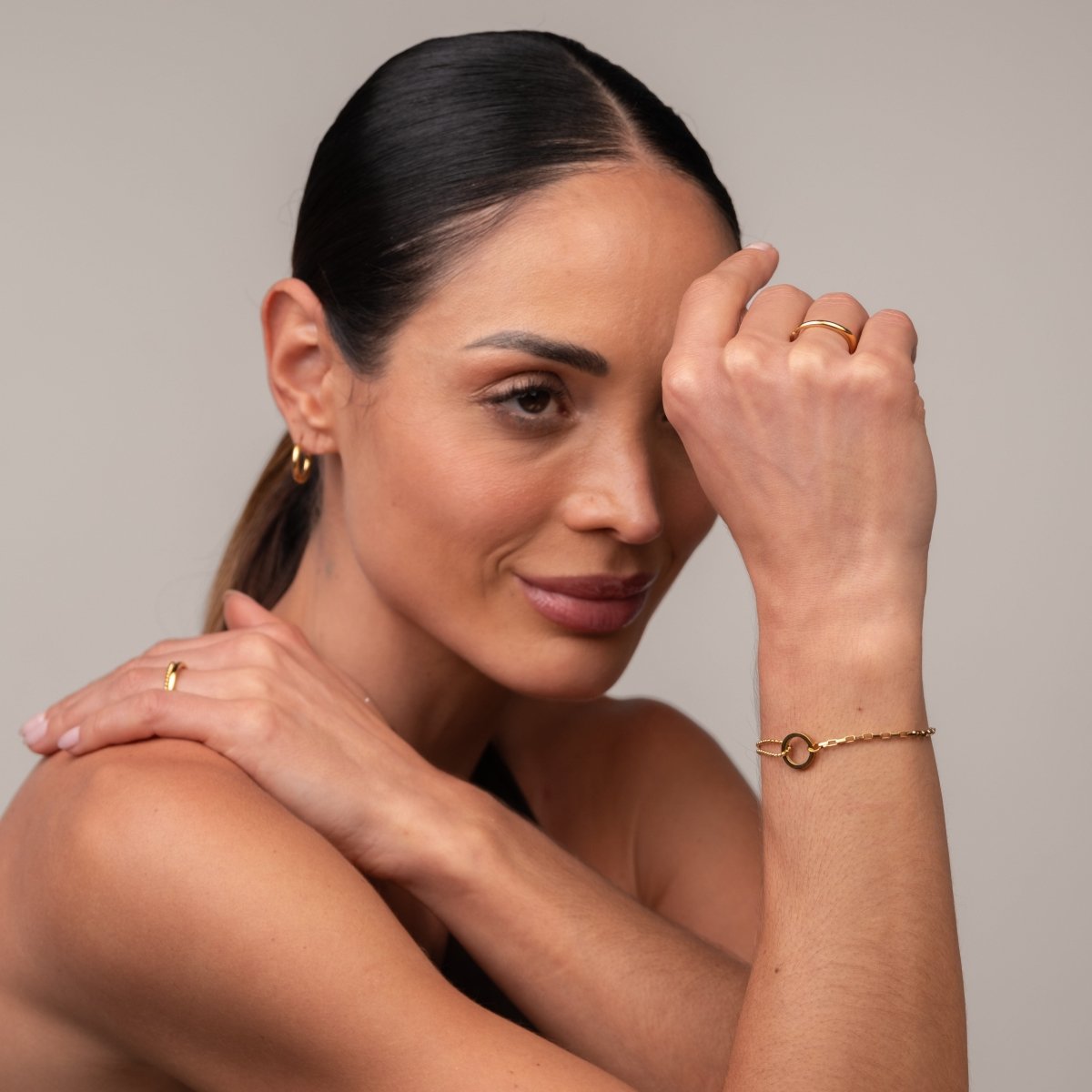 Bracelet Une 18K Gold-Plated in 18K gold-plated – Meiva bracelet view 5