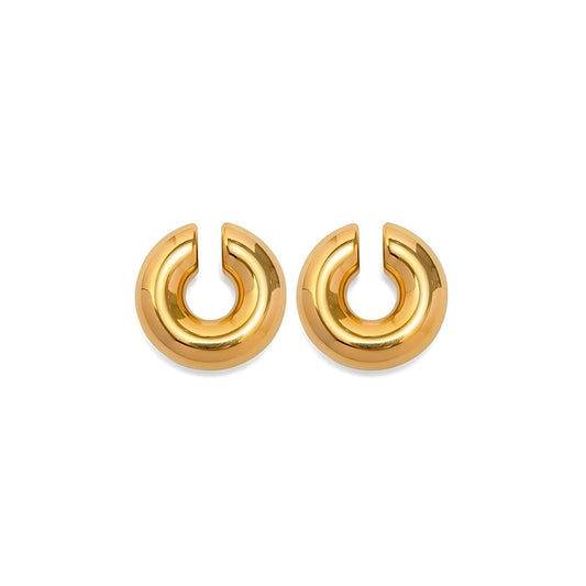 Ear Cuff Lola Chunky 18K Gold-Plated in 18K gold-plated – Meiva jewelry
