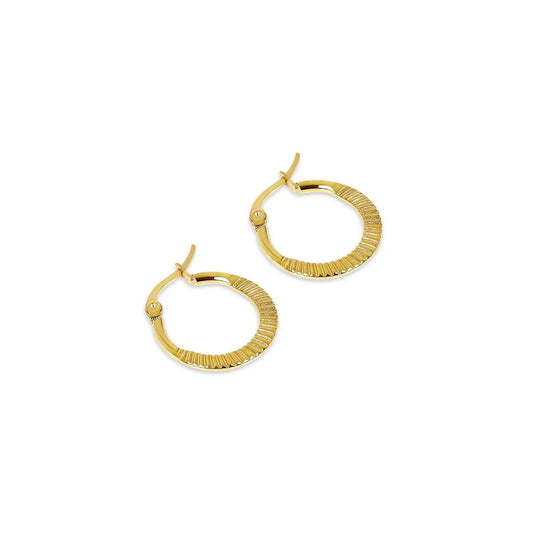 Earrings Catania 18K Gold-Plated Hoop in 18K gold-plated – Meiva earrings