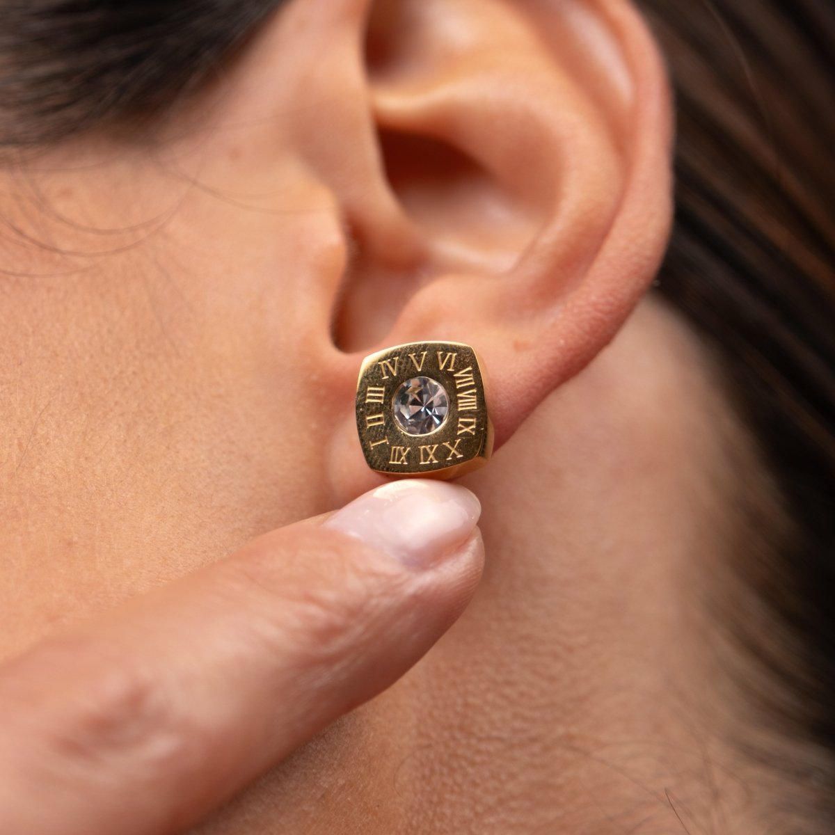 Earrings Esplendor 18K Gold-Plated in 18K gold-plated – Meiva earrings view 4