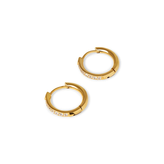 Hoop Earrings Arielle Hoop Earrings 18K Gold Plated in 18K gold-plated – Meiva earrings