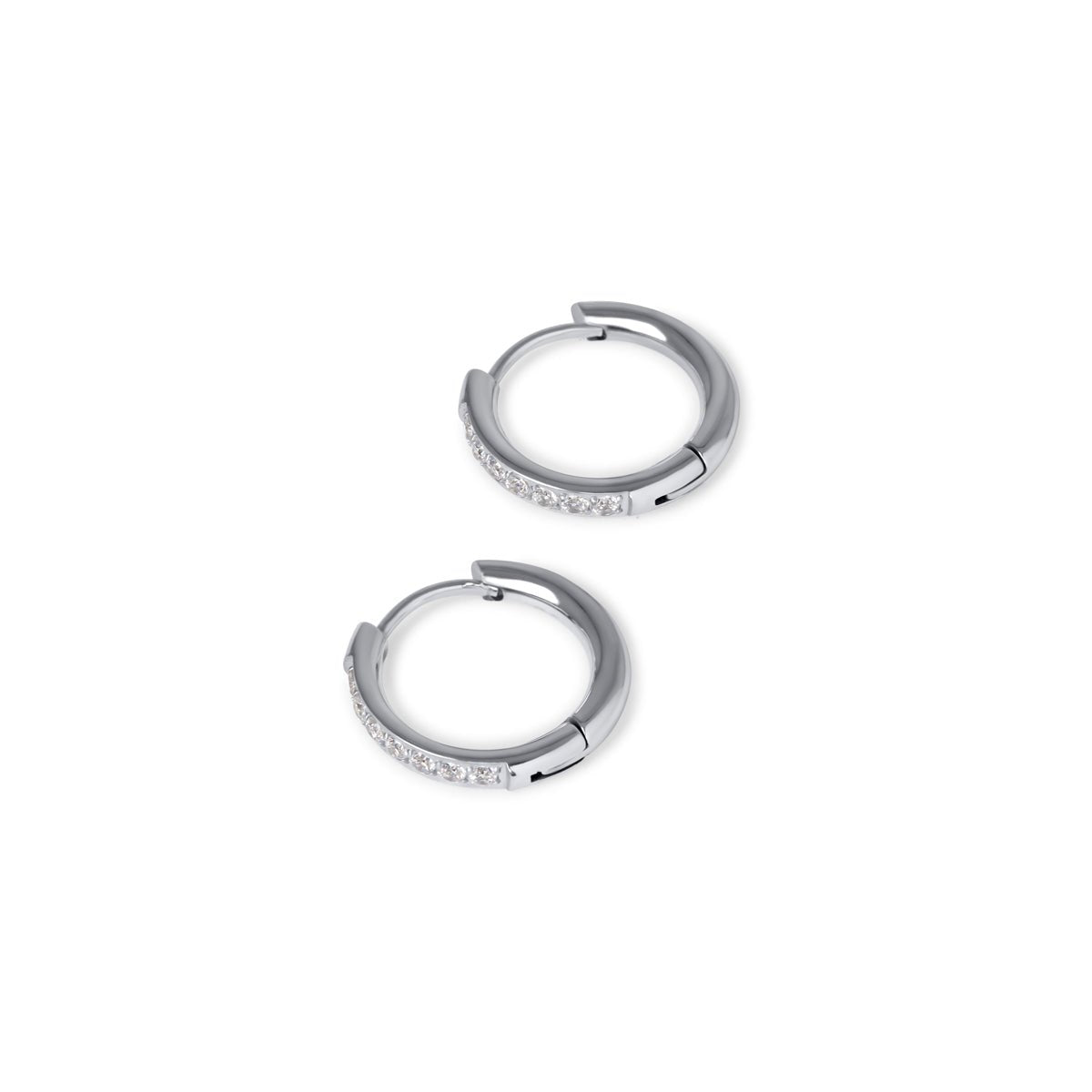 Hoop Earrings Arielle Hoop Earrings Silver – Meiva earrings