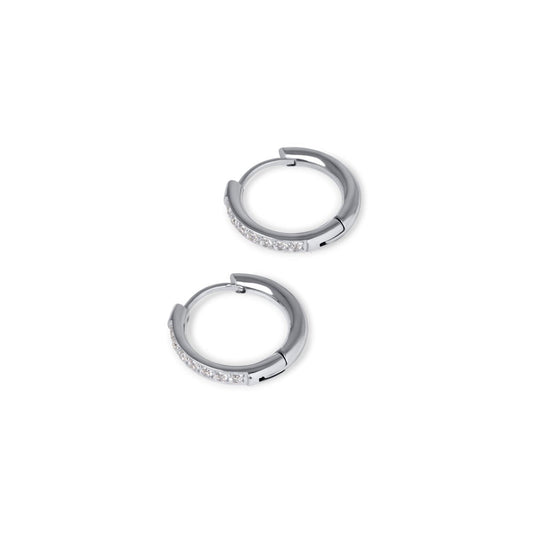 Hoop Earrings Arielle Hoop Earrings Silver – Meiva earrings