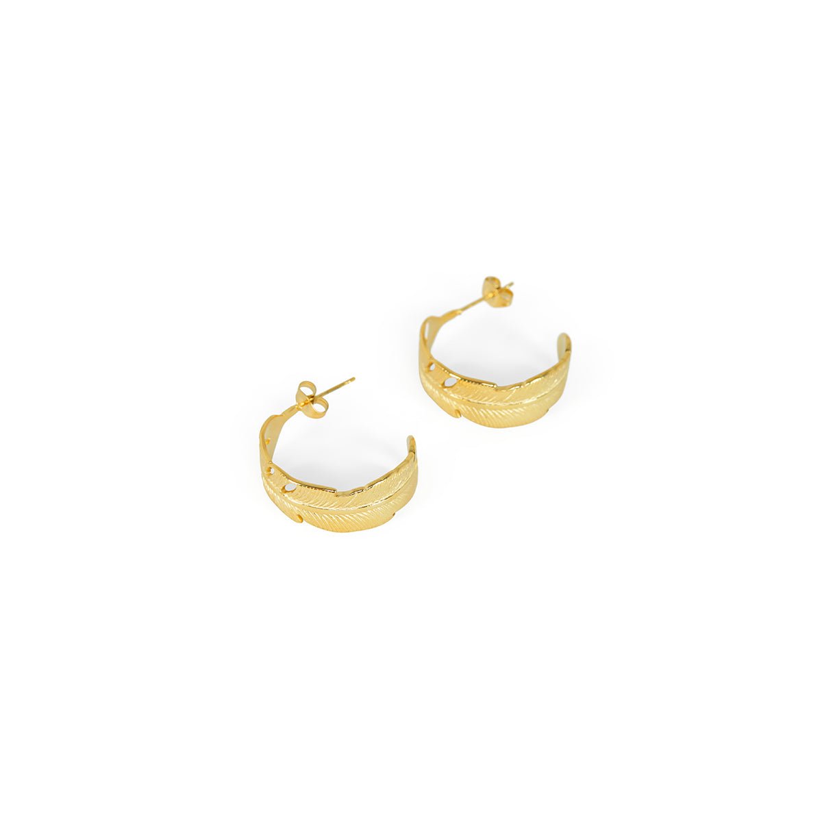 Hoop Earrings Atena Hoop Earrings 18K Gold Plated in 18K gold-plated – Meiva earrings