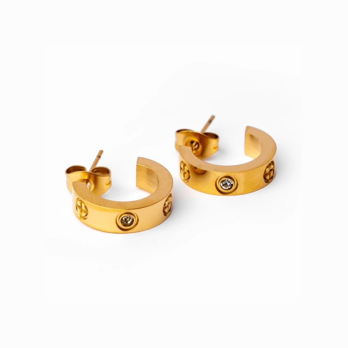 Hoop Earrings Classic Inspiration Hoop Earrings 18K Gold Plated in 18K gold-plated – Meiva earrings