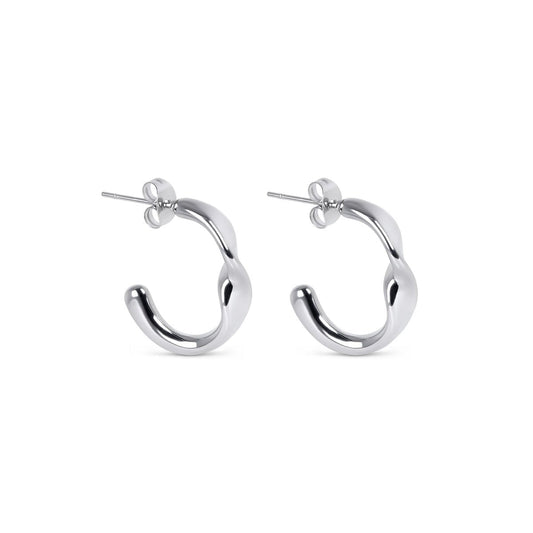 Hoop Earrings Luci Hoop Earring Silver – Meiva earrings