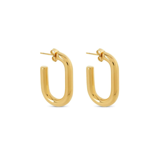 Hoop Earrings Piper Hoop Earrings 18K Gold-Plated in 18K gold-plated – Meiva earrings