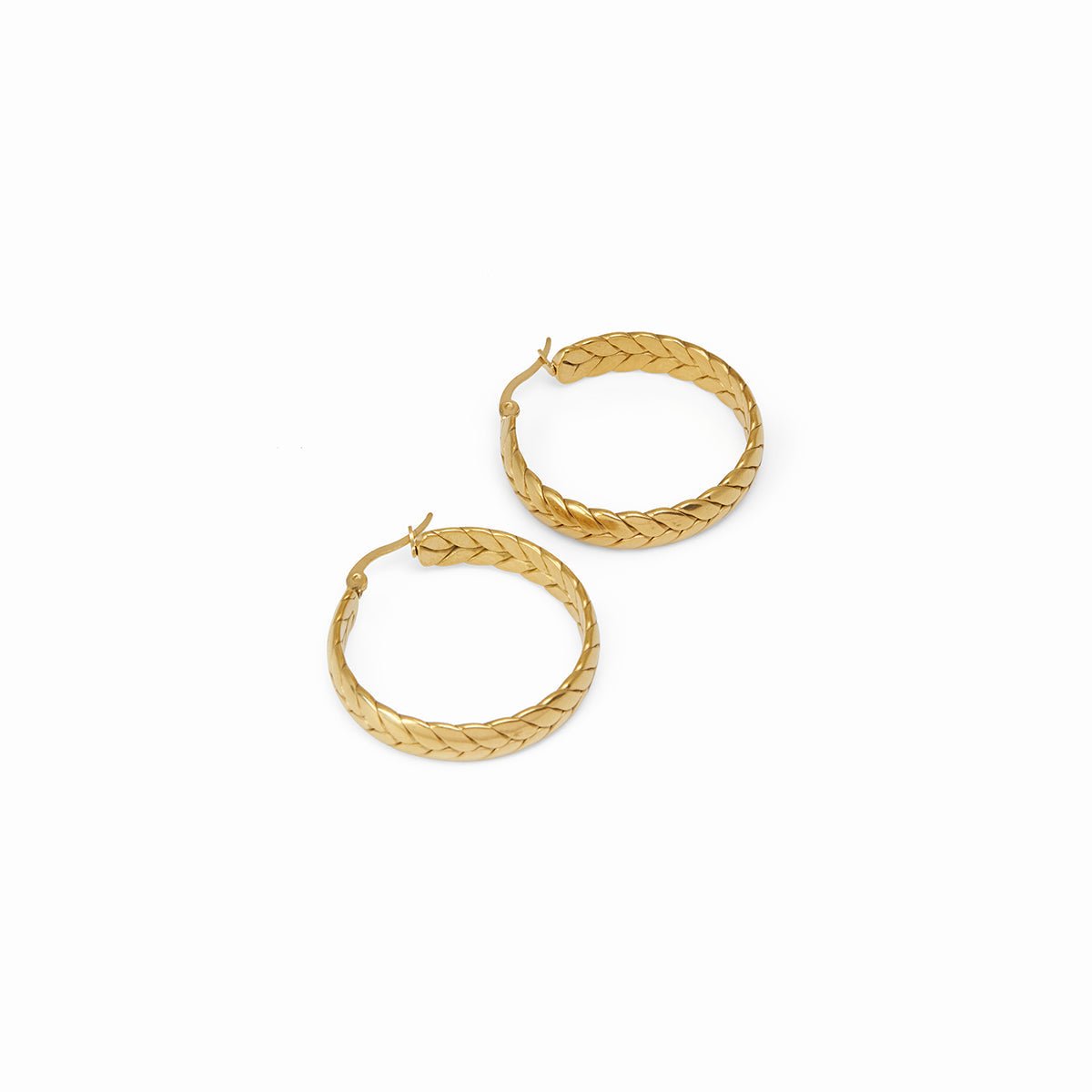Hoop Earrings Pompeia Hoop Earrings 18K Gold-Plated in 18K gold-plated – Meiva earrings