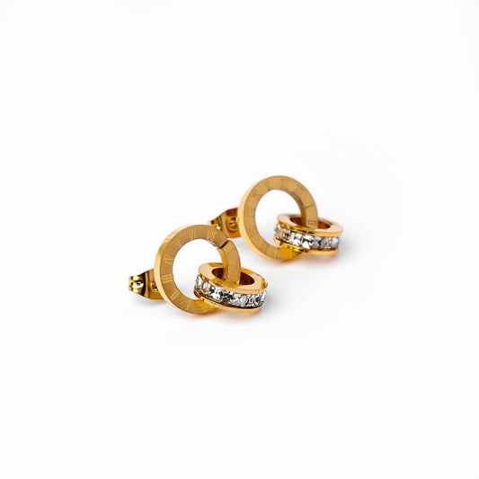 Earrings Imperial Cubic Zirconia Stone 18K Gold-Plated in 18K gold-plated, zirconia – Meiva earrings