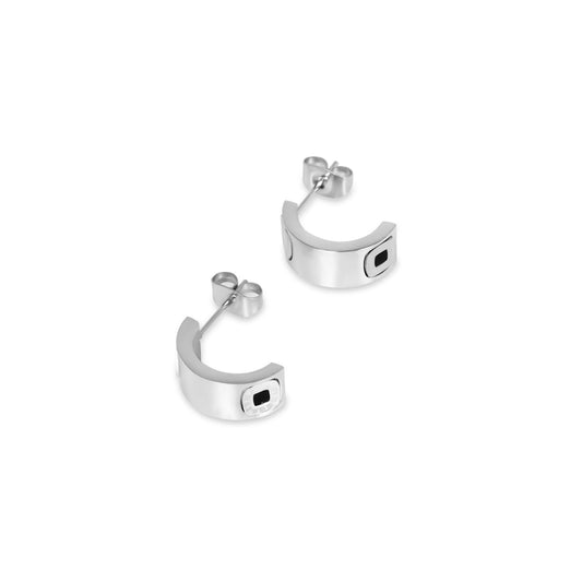 Earrings Silver Square Charm – Meiva earrings