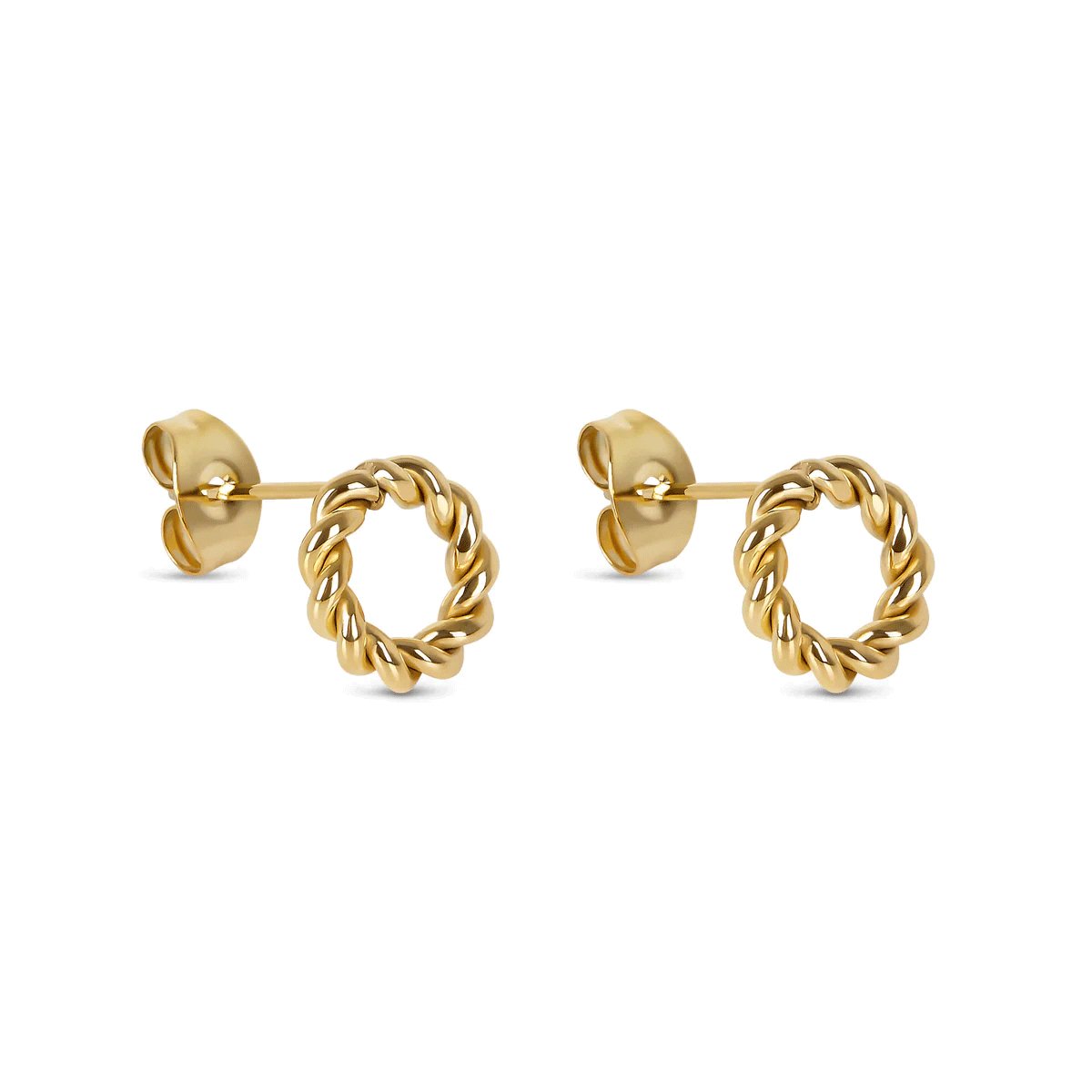 Earrings Twist 18K Gold-Plated Earring in 18K gold-plated – Meiva earrings