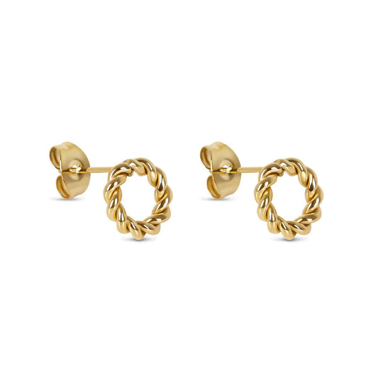 Earrings Twist 18K Gold-Plated Earring in 18K gold-plated – Meiva earrings