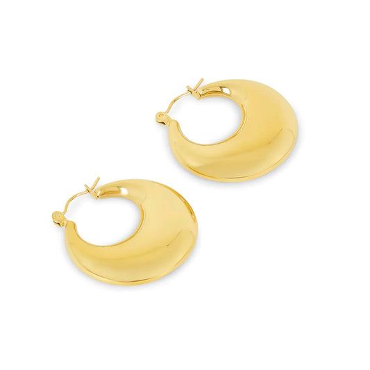 Earrings Bold Eva 18K Gold-Plated Hoop in 18K gold-plated – Meiva earrings