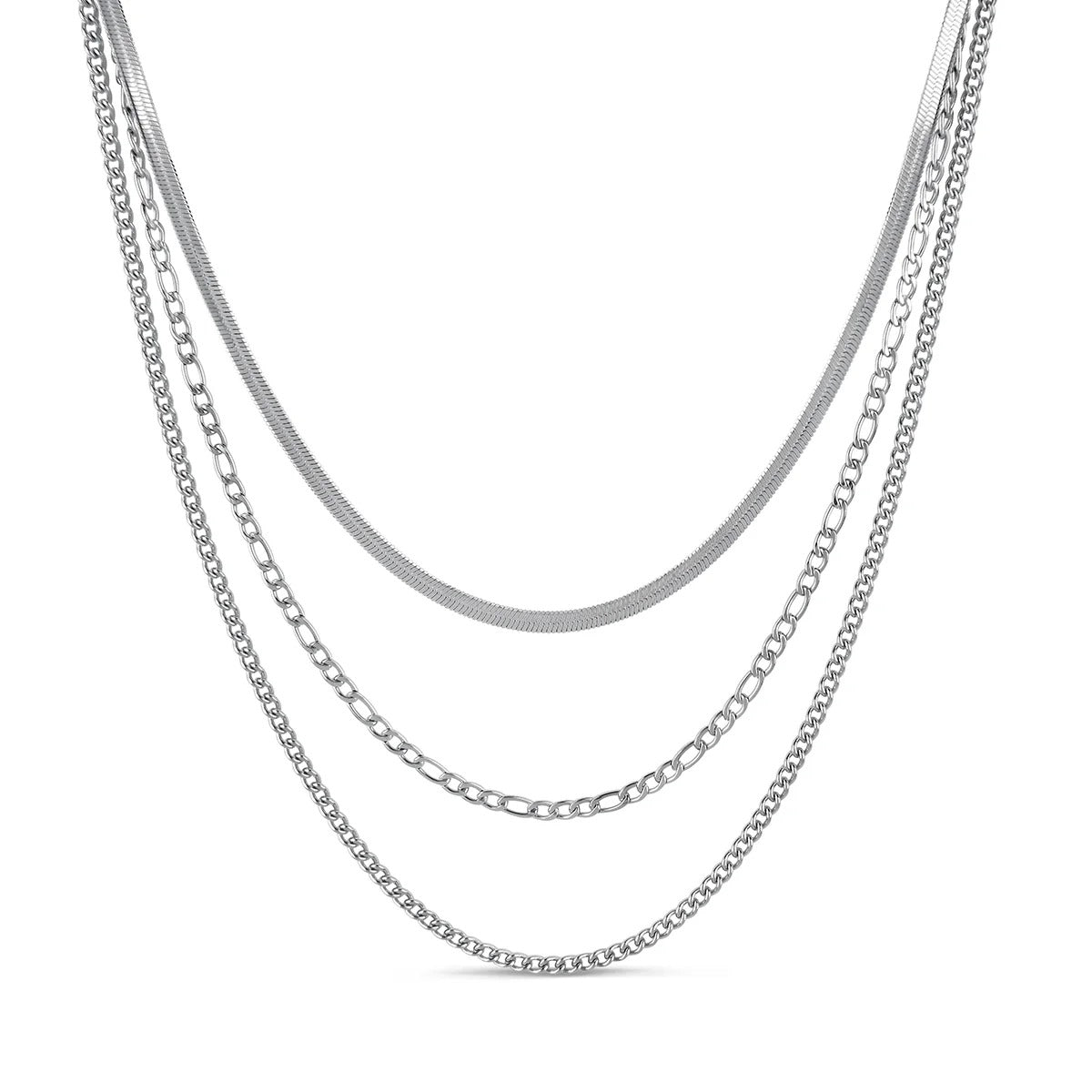 Set Chain Silver – Meiva necklace