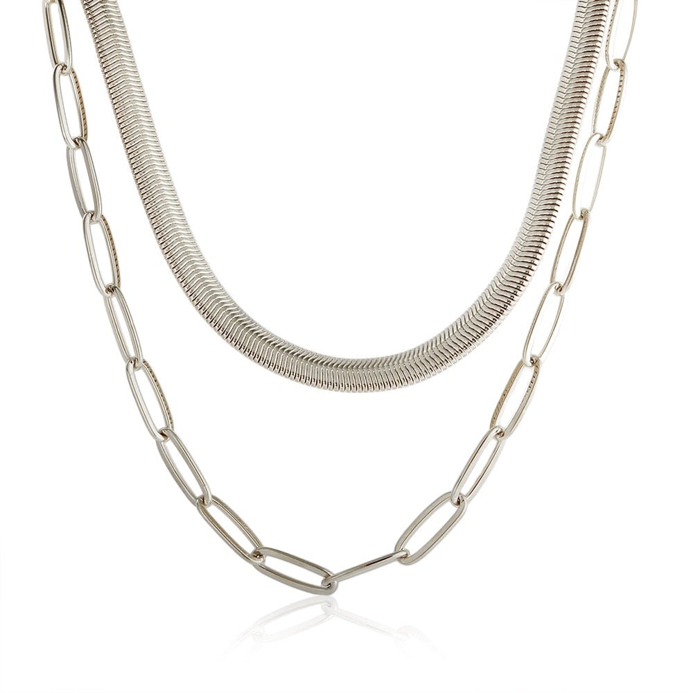 Necklace Antonela Set Silver – Meiva necklace