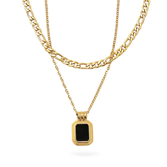 Necklace Aurora Set 18K Gold-Plated in 18K gold-plated – Meiva necklace