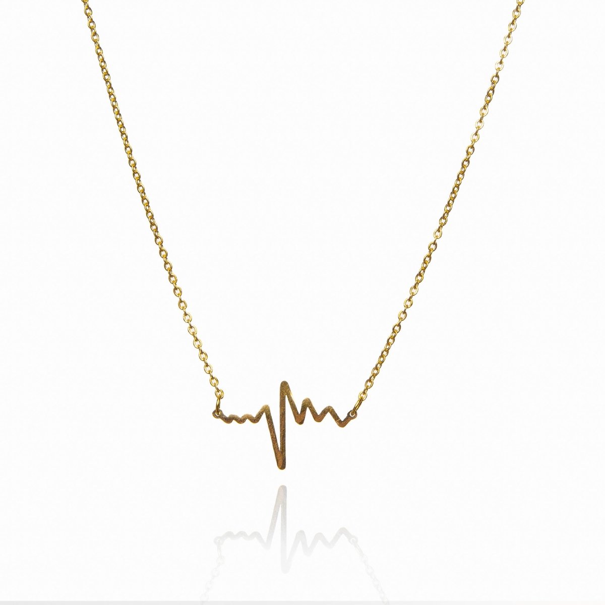 Necklace Life Heartbeat Pendant 18K Gold-Plated in 18K gold-plated – Meiva necklace