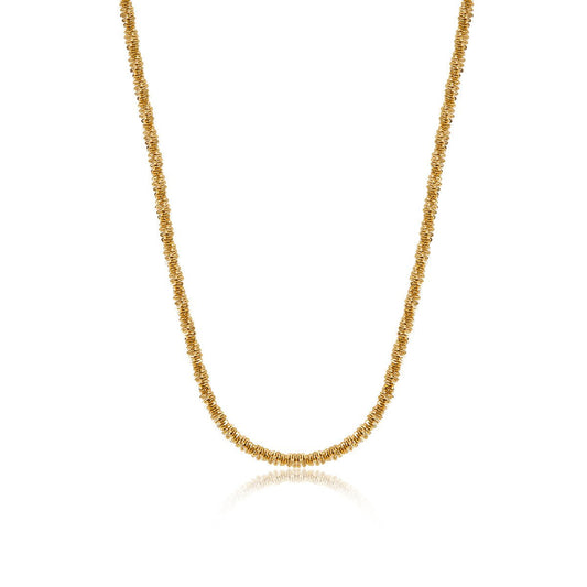 Women's Stainless Steel 18K Gold-Plated Necklace – Dely, Dainty – Meiva necklace