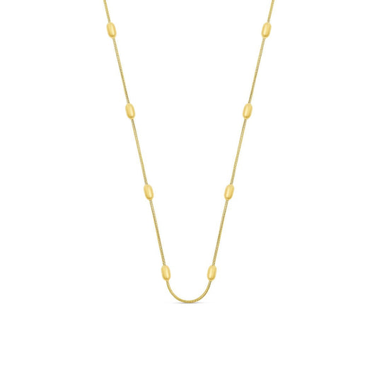 Women's Stainless Steel 18K Gold-Plated Necklace – Sphere – Meiva necklace