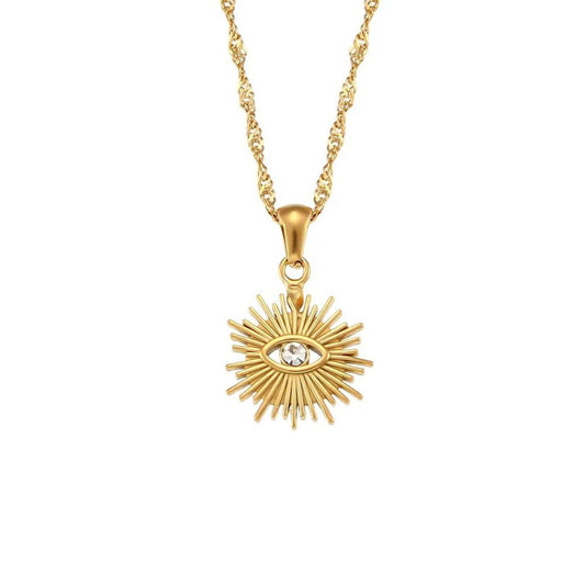 Necklace Eye 18K Gold-Plated in 18K gold-plated – Meiva necklace