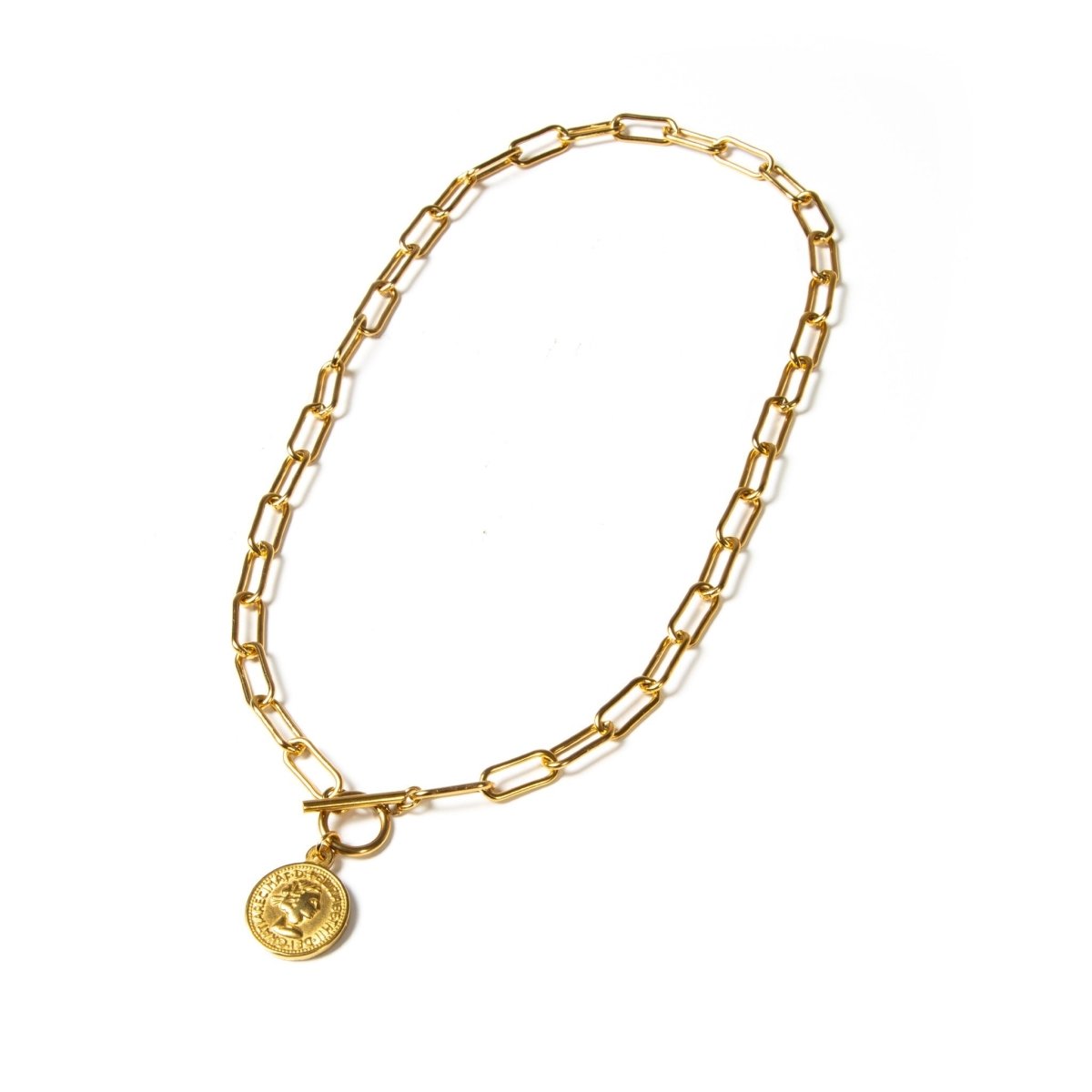 Necklace London Cents 18K Gold-Plated in 18K gold-plated – Meiva necklace view 4