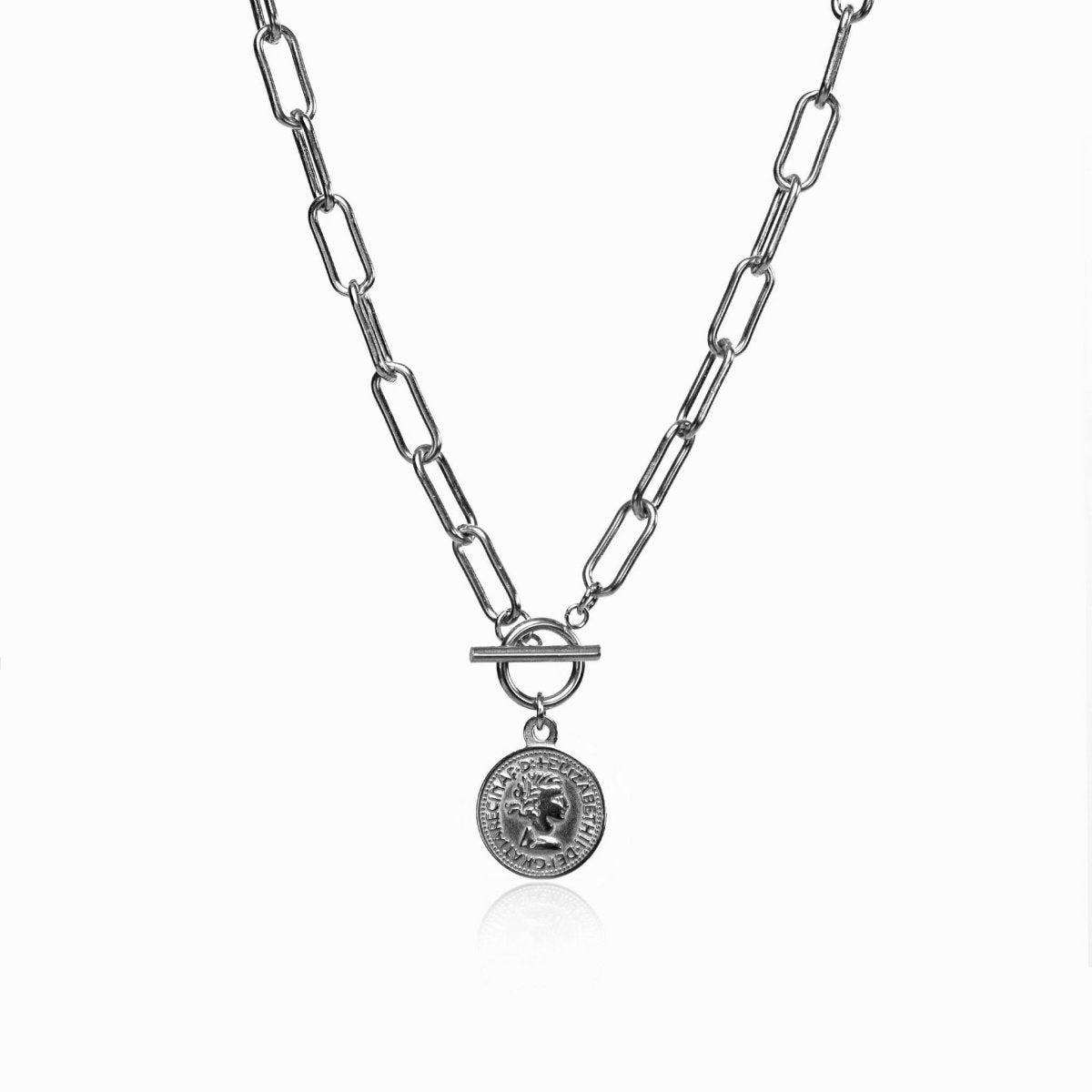Necklace London Cents Silver – Meiva necklace