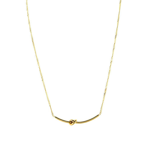 Necklace Knot 18K Gold-Plated in 18K gold-plated – Meiva necklace
