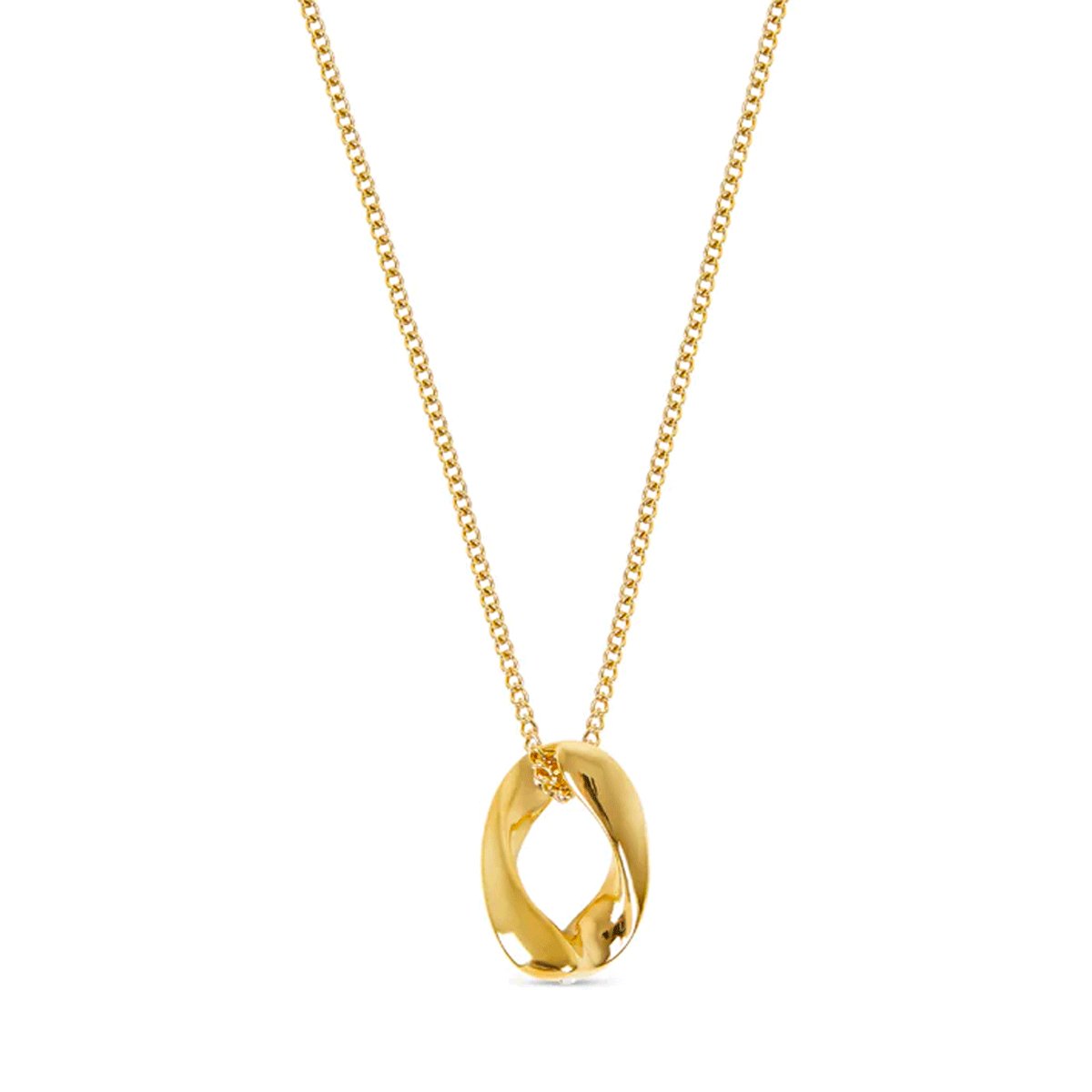 Necklace Link Pendant 18K Gold-Plated in 18K gold-plated – Meiva necklace