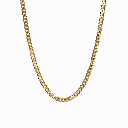 Necklace Selenza Cuban Chain 18K Gold-Plated in 18K gold-plated – Meiva necklace