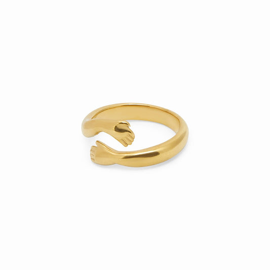 Ring Hug 18K Gold Plated in 18K gold-plated – Meiva ring