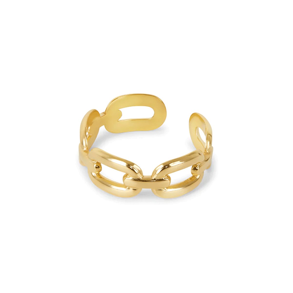 Ring Adjustable Link 18K Gold Plated in 18K gold-plated – Meiva ring
