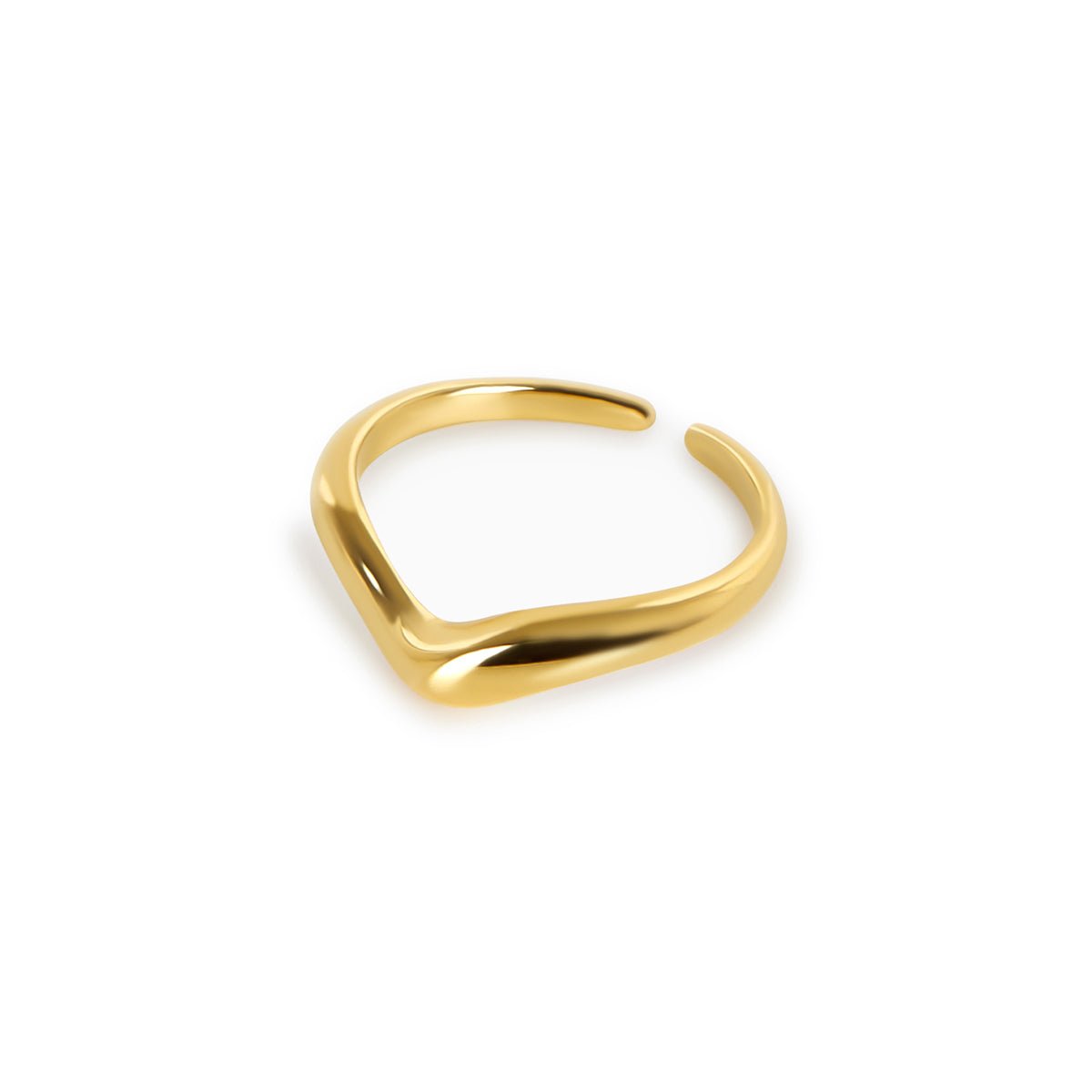 Ring Aspen Gold Plated 18K in 18K gold-plated – Meiva ring