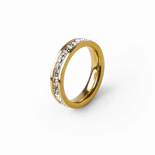 Ring Brilliant 18K Gold Plated in 18K gold-plated – Meiva ring