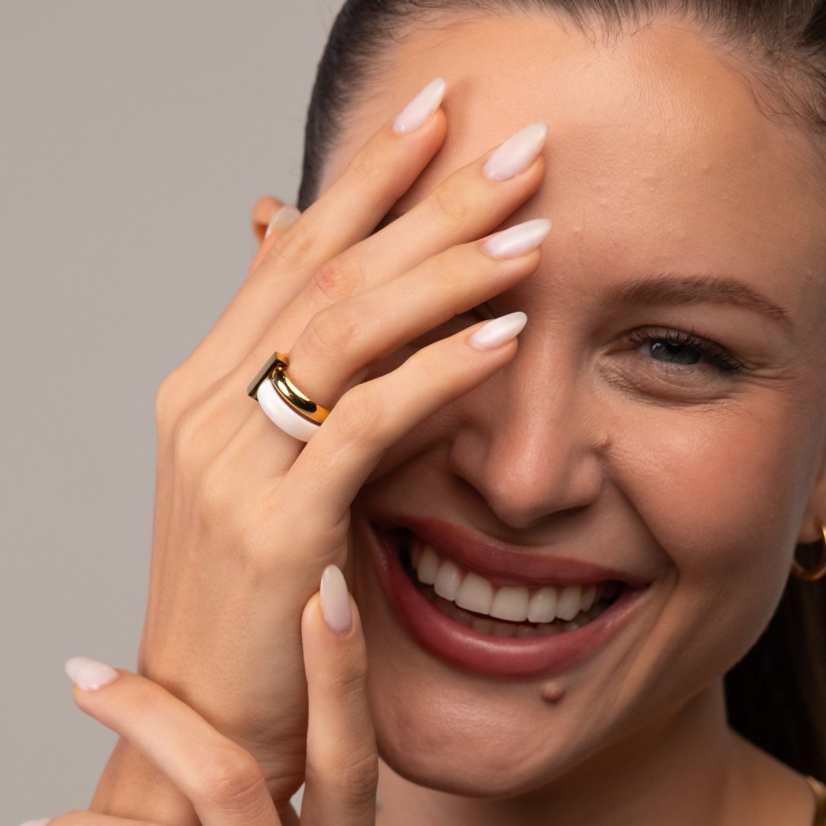 Ring Rich Layered 18K Gold Plated in 18K gold-plated – Meiva ring view 4