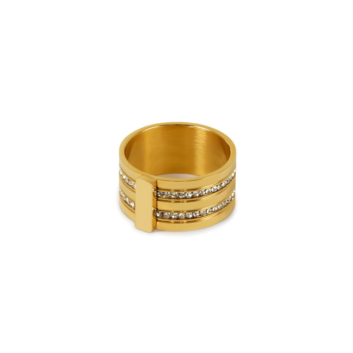 Ring Caviar Stack 18K Gold Plated in 18K gold-plated – Meiva ring