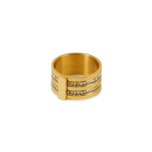 Ring Caviar Stack 18K Gold Plated in 18K gold-plated – Meiva ring