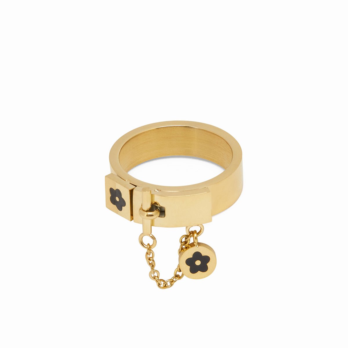 Ring Charm 18K Gold Plated in 18K gold-plated – Meiva ring