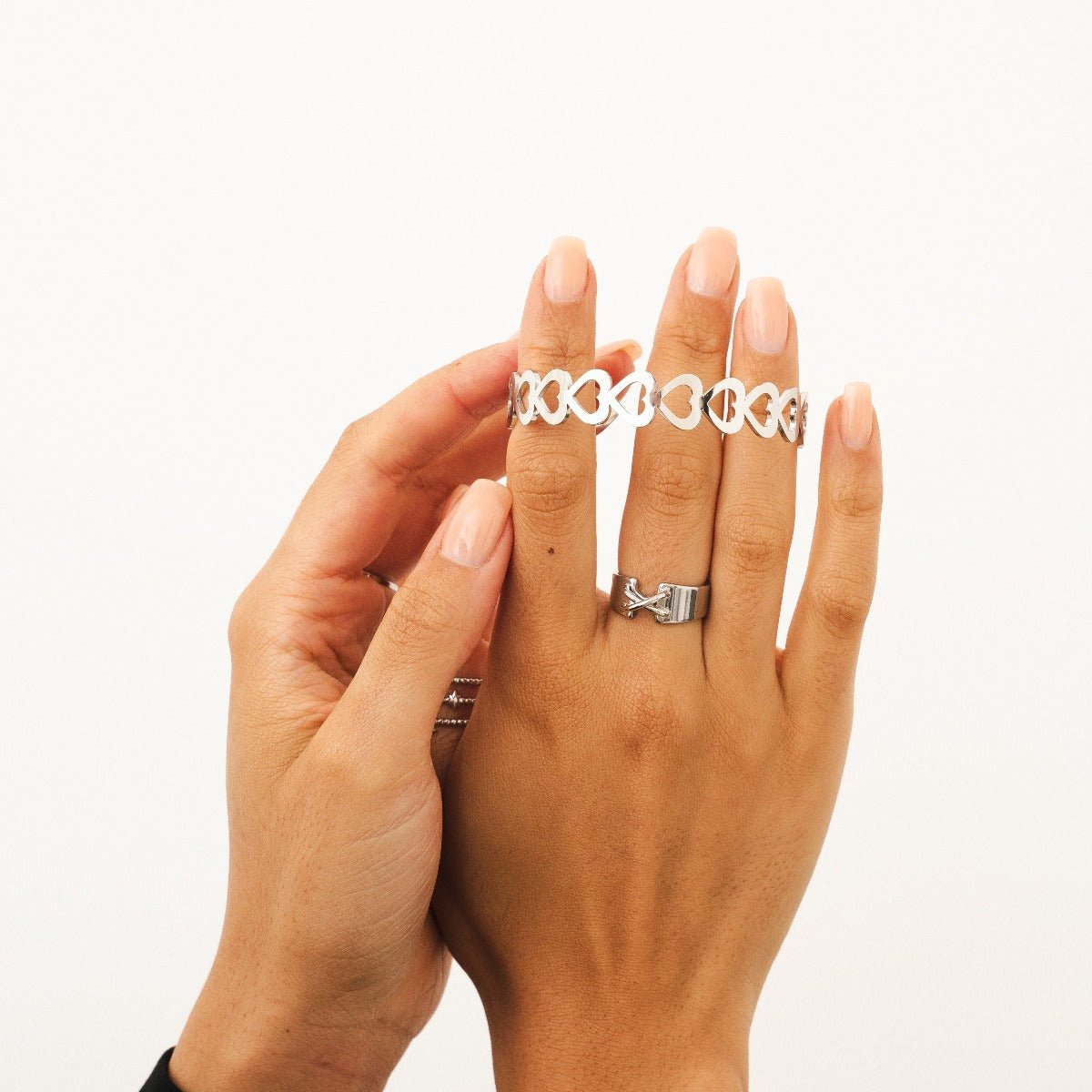 Ring Corset Silver – Meiva ring view 4