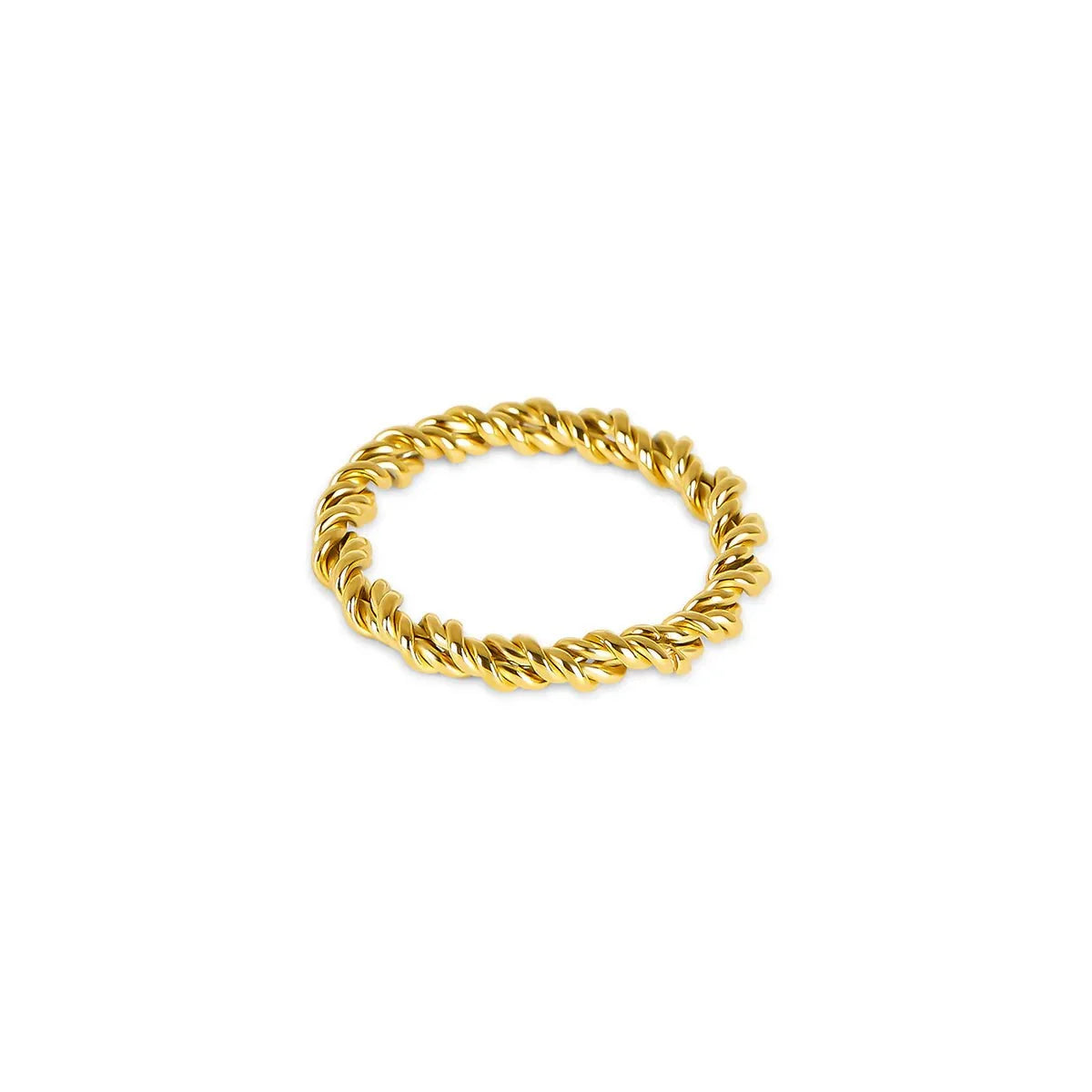 Ring Spiral 18K Gold-Plated in 18K gold-plated – Meiva ring