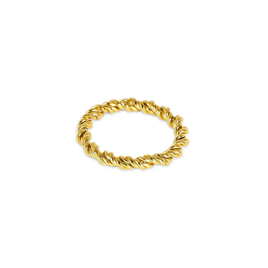 Ring Spiral 18K Gold-Plated in 18K gold-plated – Meiva ring