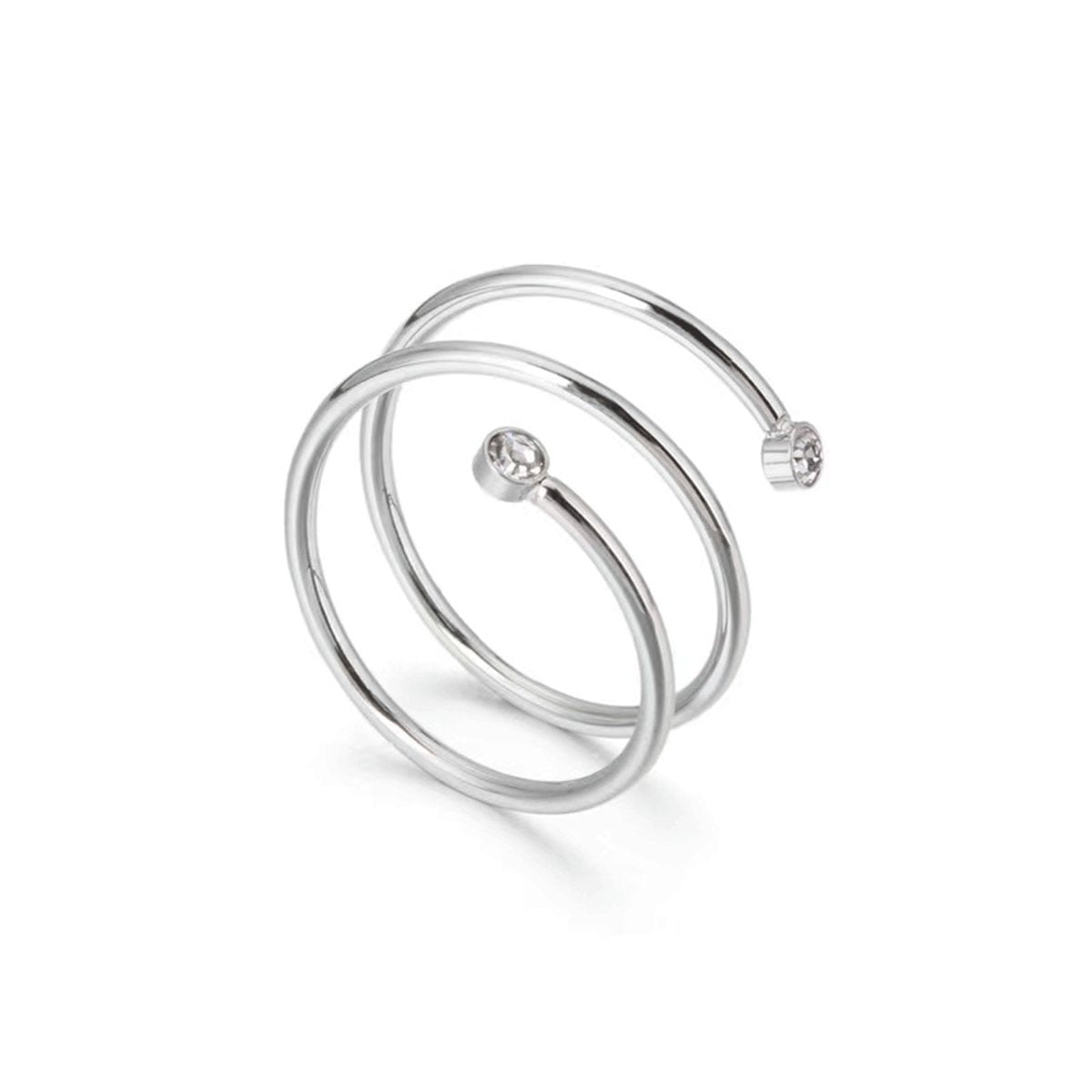 Ring Fine Spiral Silver – Meiva ring