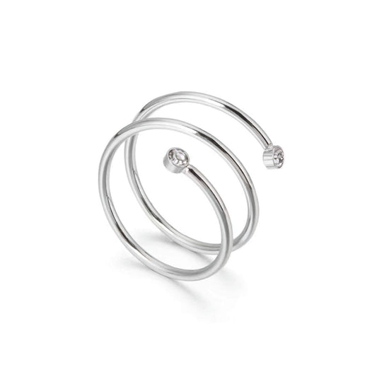 Ring Fine Spiral Silver – Meiva ring