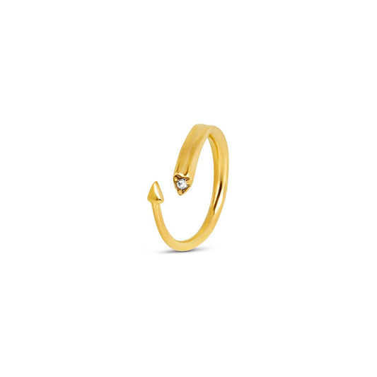 Ring Arrow 18K Gold-Plated in 18K gold-plated – Meiva ring