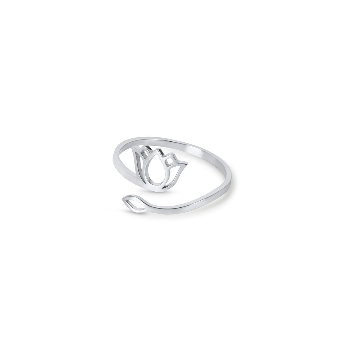 Ring Lotus Flower Silver – Meiva ring