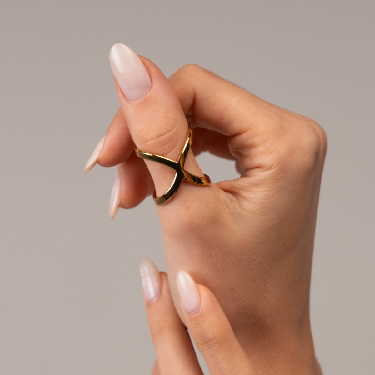 Ring X 18K Gold Plated in 18K gold-plated – Meiva ring view 3